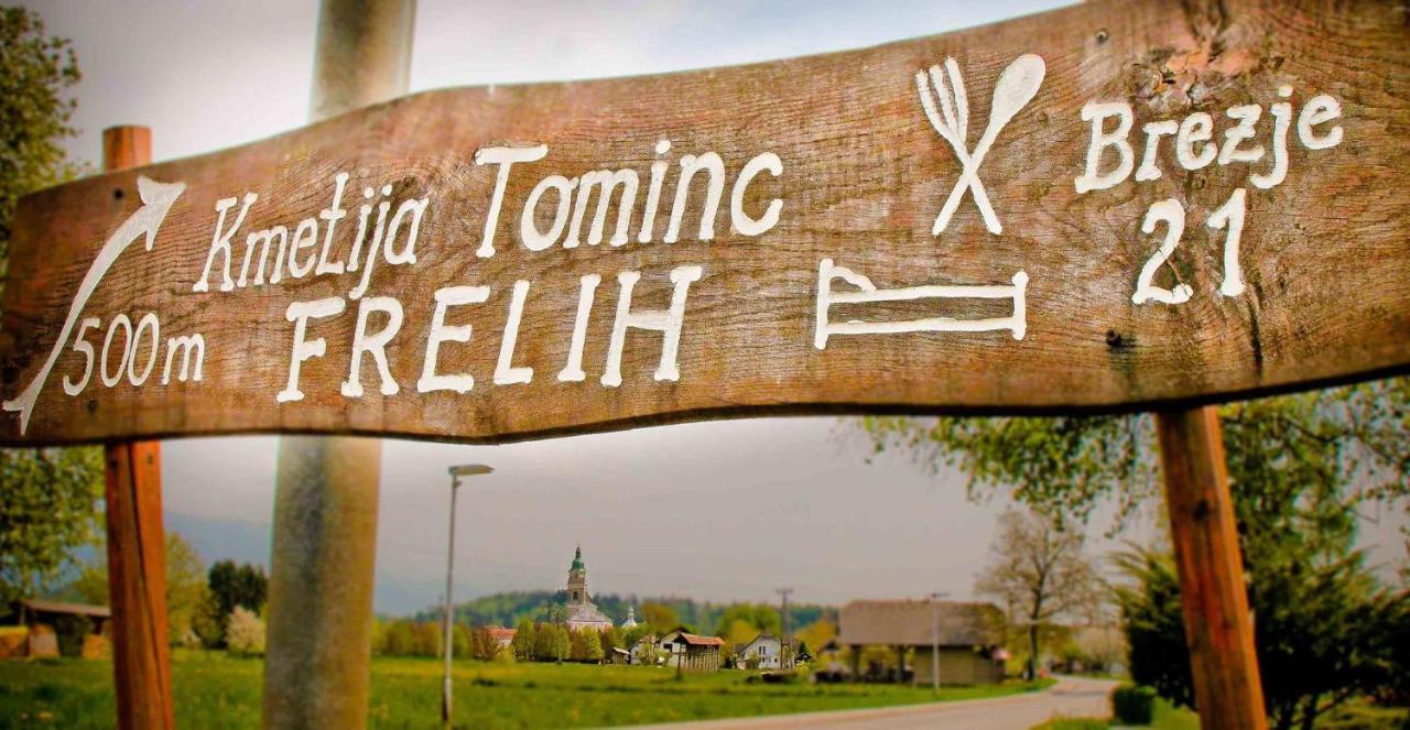 Villa Tourist Farm Tominc Brezje Exterior foto